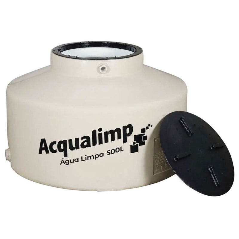 Caixa d Água com Filtro e Boia 500L Água Limpa Acqualimp