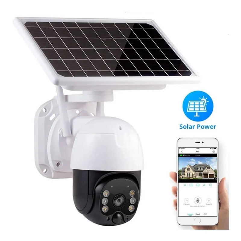 Câmera ip wifi segurança IP66 prova D'ÁGUA energia solar full HD 1080P